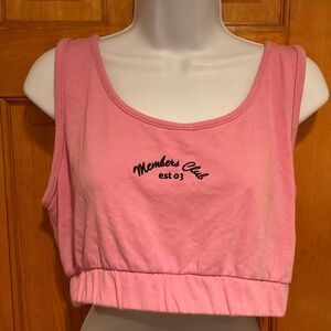 Primark | Pink Crop Top - Size L